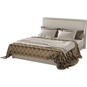Ліжко Aqua Rodos Кристал 180 х 200 см Бежевий (АР000031945) краща модель в Чернівцях
