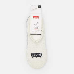 Набір слідів Levi's 100003129-007 39-42 3 пари Grey Combo (8720245178501) краща модель в Чернівцях