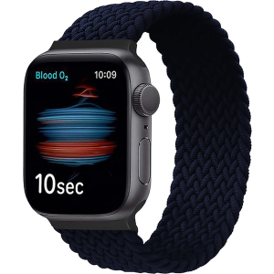 Ремешок Promate Fusion-40L для Apple Watch 38-40 мм 1/2/3/4/5/6/7/SE Charcoal (fusion-40l.charcoal) в Черновцах