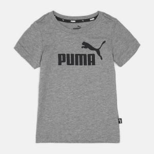 Футболка дитяча Puma ESS Logo Tee 58696003 158-164 см Medium Gray Heather (4063697393295) рейтинг