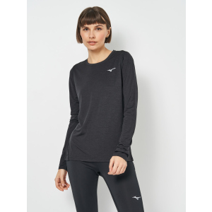 Спортивный лонгслив Mizuno Impulse Core LS Tee J2GA772209 L Черный (5054698297667) ТОП в Черновцах