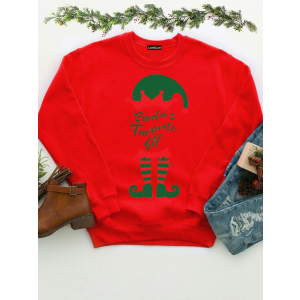 Свитшот Love&Live Santa's favorite Elf LLP01244 XL Красный (LL2000000310008) в Черновцах