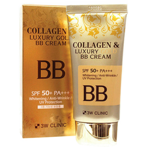 ВВ-крем для лица 3W Clinic Collagen & Luxury Gold BB Cream SPF50+/PA+++ 50 мл (8809331318875) в Черновцах