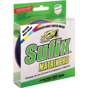 Шнур Sufix Matrix Pro 250 м 0.12 мм 8.1 кг PE0.6 18 LB Multi (DS1CB0148uDC2P) лучшая модель в Черновцах