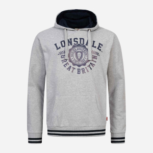 купить Худи Lonsdale Daccombe 117140 M MarlGrey/Navy (4251522378443)