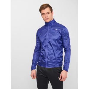 хорошая модель Спортивная кофта Mizuno Aero Jacket J2GE100024 XXL Синяя (5059431204988)