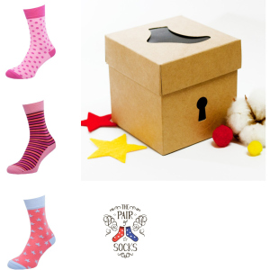 Набор носков The Pair of Socks 3P-111-PIN/BX 41-43 (3 пары) Разноцветный (4820234211081) лучшая модель в Черновцах