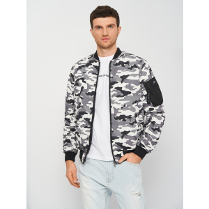 Куртка Pull & Bear 9711/505/802 L Сіро-біла (09711505802044) рейтинг