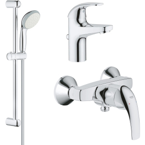 Набір змішувачів GROHE Start Curve 126747 (23805000+23767000+26196000) ТОП в Чернівцях