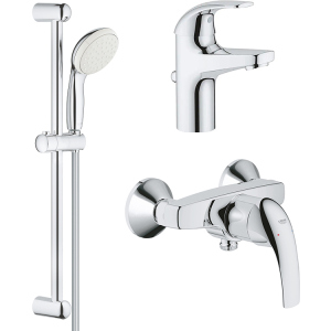 Набір змішувачів GROHE Start Curve 23805111 (23805000+23767000+27853001) краща модель в Чернівцях