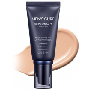 ВВ крем мужской натуральный Missha Mens Cure Fit SPF50+/PA++++ Dark Beige 40 мл (8809643532686) в Черновцах