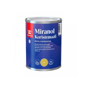 Краска "металлик" TIKKURILA MIRANOL DECOR золотистый 1л лучшая модель в Черновцах