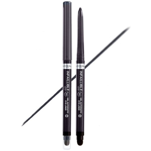 Водостойкий автоматический гелевый карандаш для век L'Oreal Paris Infaillible Grip Liner Toupe Grey серый 1 г (3600524026653) лучшая модель в Черновцах