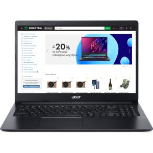 Ноутбук Acer Aspire 3 A315-34-P1VK (NX.HE3EU.05D) Charcoal Black лучшая модель в Черновцах