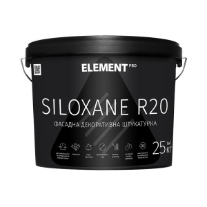 Фасадна штукатурка ELEMENT PRO SILOXANE R20 25 кг Біла ТОП в Чернівцях