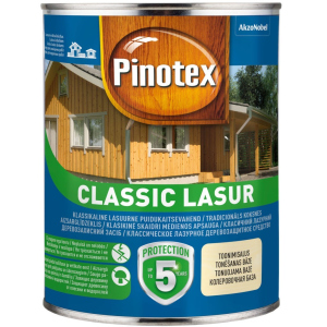 Захисно-декоративний засіб для деревини PINOTEX CLASSIC LASUR тик 1 л. рейтинг