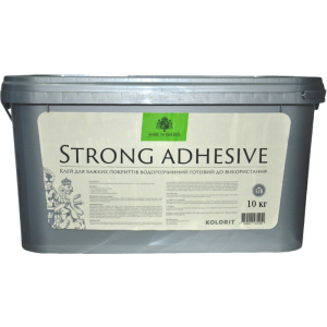 Клей для важких шпалер Kolorit Strong Adhesive 10 кг Білий (IG6546546867) ТОП в Чернівцях
