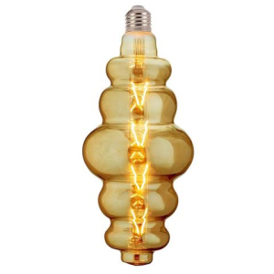 Лампа винтажная светодиодная филаментная (ретро) Horoz Electric Filament led ORIGAMI-XL 8W E27 2200K Янтар в Черновцах