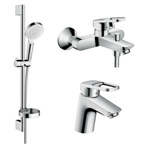 Комплект змішувачів Hansgrohe Logis Loop 1042019 (71150000+71244000+26553400) в Чернівцях