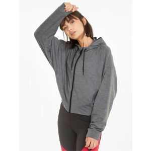 Спортивная кофта Puma Train Cloudspun FZ Hoodie 52105501 S Puma Black Heather (4063699129045) ТОП в Черновцах