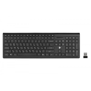 Клавіатура 2E KS210 Slim WL (2E-KS210WB) Black USB надійний