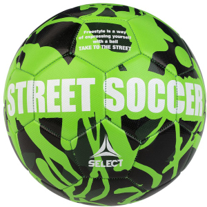 Мяч футбольный Select Street Soccer (103) №4.5 Green-Black (5703543232901) лучшая модель в Черновцах