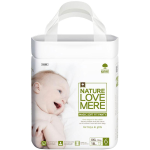 Підгузки-трусики NatureLoveMere Magic Soft Fit розмір XXL 18 шт (8809402093717) ТОП в Чернівцях