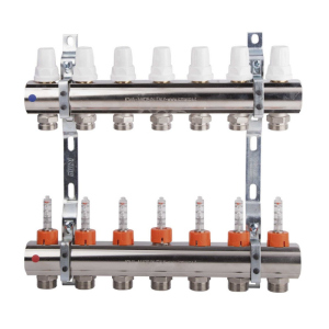 Коллектор Icma 1" 7 выходов, с расходомером №K013
