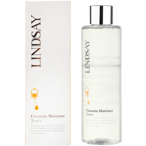 Зволожуючий тонік для зняття макіяжу Lindsay Vitamin Moisture Toner 250 мл (8809371144533) ТОП в Чернівцях