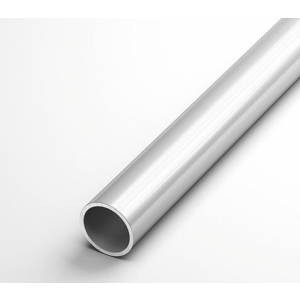 Труба алюмінієва кругла Segreto анодована срібло 15х2 мм, 1м (уп., 10шт) краща модель в Чернівцях