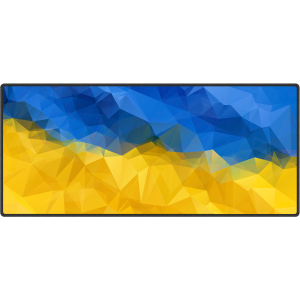 Ігрова поверхня Protech Ukrainian Flag 900 x 400 мм (PR-1619) надійний