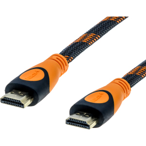 Кабель Grand-X HDMI to HDMI 4K 10 м Black-Orange (HDN10-4K) лучшая модель в Черновцах