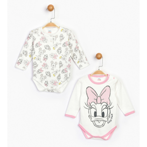 Боді Disney Minnie Mouse MN16077 74-80 см 2 шт Біло-рожеве (8691109822420)