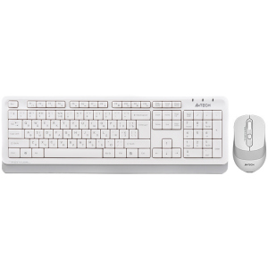 Комплект беспроводной A4Tech FG1010 Wireless White/Grey (4711421943581) в Черновцах