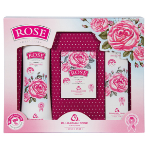 Набор Bulgarian Rose Original Лосьон для тела 200 мл + Крем для рук 50 мл + Крем-мыло 100 г (3800007216513) в Черновцах