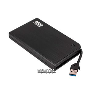 Внешний карман Agestar для HDD 2.5" USB3.0 (3UB 2A14 Black) лучшая модель в Черновцах