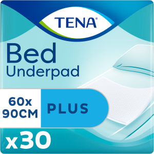 Одноразові пелюшки, що вбирають Tena Bed Plus 60x90 см 30 шт (7322540800760) ТОП в Чернівцях