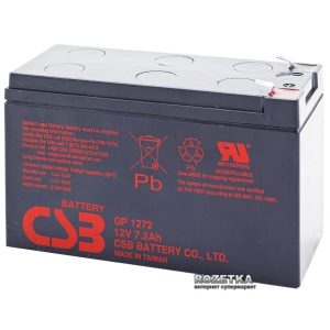 Акумуляторна батарея CSB 12V 7.2Ah (GP1272F2/GP1272) лучшая модель в Черновцах