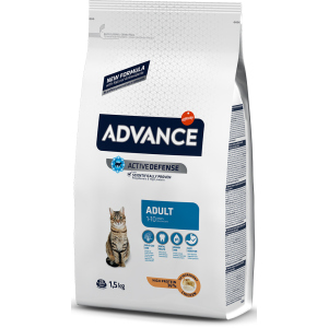 Сухий корм для дорослих котів та кішок Advance Adult Chicken &amp; Rice 1.5 кг (8410650151946) краща модель в Чернівцях