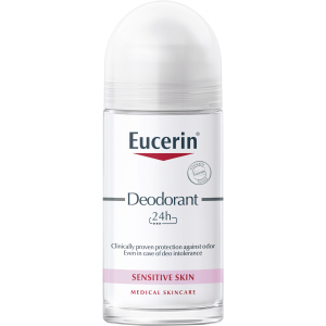 Антиперспирант роликовый Eucerin 24 часа защиты для гиперчувствительной и склонной к аллергическим реакциям кожи 50 мл (4005800027598) в Черновцах