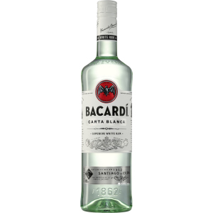 Ром Bacardi Carta Blanca від 6 місяців витримки 1 л 40% (5010677015738)