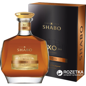 Бренді витриманий Shabo XO 15 років витримки 0.5 л 40% у подарунковій упаковці (4820070403398) ТОП в Чернівцях