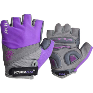 Велоперчатки женские PowerPlay 5277A XS Purple (5277A_XS_Purple) ТОП в Черновцах