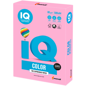 Папір IQ Color Neon Pink рожевий А4 80г/м2 500 аркушів (9003974411873) ТОП в Чернівцях