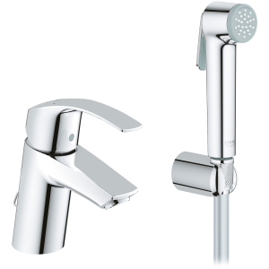 Смеситель для раковины GROHE Eurosmart 23124002 с душевым набором ТОП в Черновцах