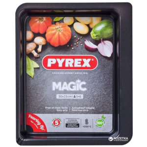 Форма прямокутна для випічки Pyrex Magic 30 х 23 см Прямокутна Чорна (MG30RR6) в Чернівцях