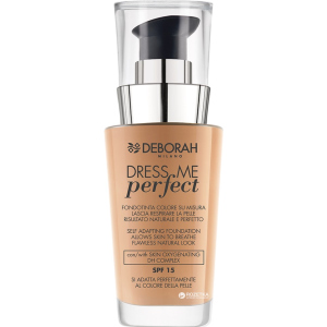 Тональна основа Deborah Dress me Perfect SPF 15 № 03 30 мл (8009518230123) краща модель в Чернівцях