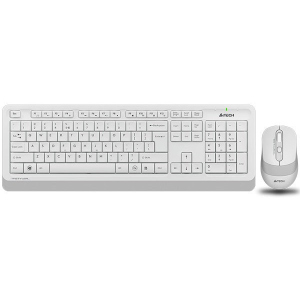 Комплект беспроводной A4Tech Fstyler FG1010 White+Grey USB (186317) ТОП в Черновцах