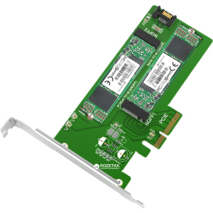 Адаптер Maiwo Multi-Size PCI-E to M.2 PCIe SSD / SATA to M.2 SATA SSD (KT015) в Черновцах