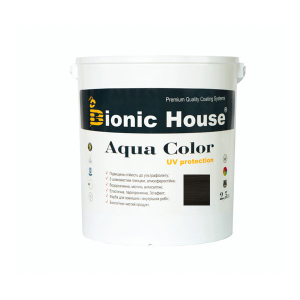 Краска для дерева Bionic-House Aqua Color UV-protect 2,5л Черное дерево А120 рейтинг